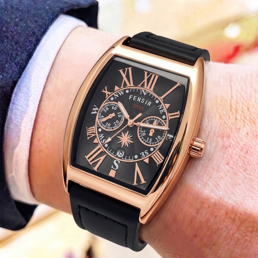 배럴형 쿼츠 무브먼트, 빈티지 로마 숫자 다이얼, 방수 - Smartwatch Vintage Watches For Men 리뷰 및 가격